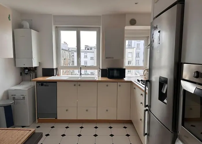 Daire Jaures-pilier Rouge/app Spacieux/3 Chambres/6 Pers *