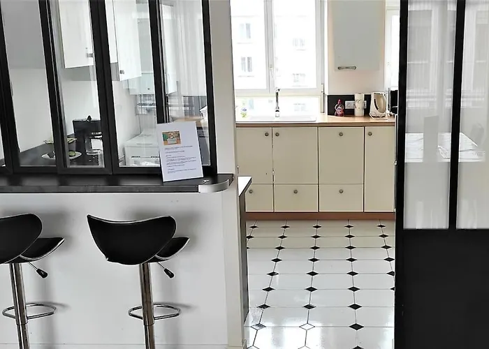 Daire Jaures-pilier Rouge/app Spacieux/3 Chambres/6 Pers *